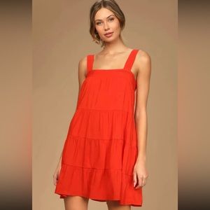 Lulu’s Tiered Mini Shift Dress